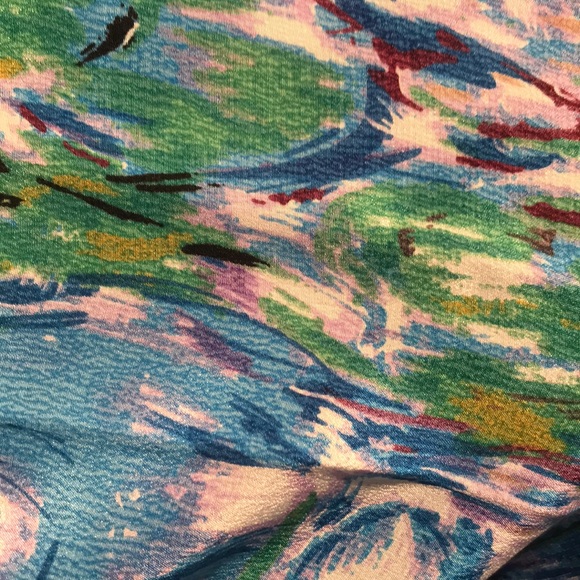 Monet Water Lilies Silk Scarf - Picture 8 of 8